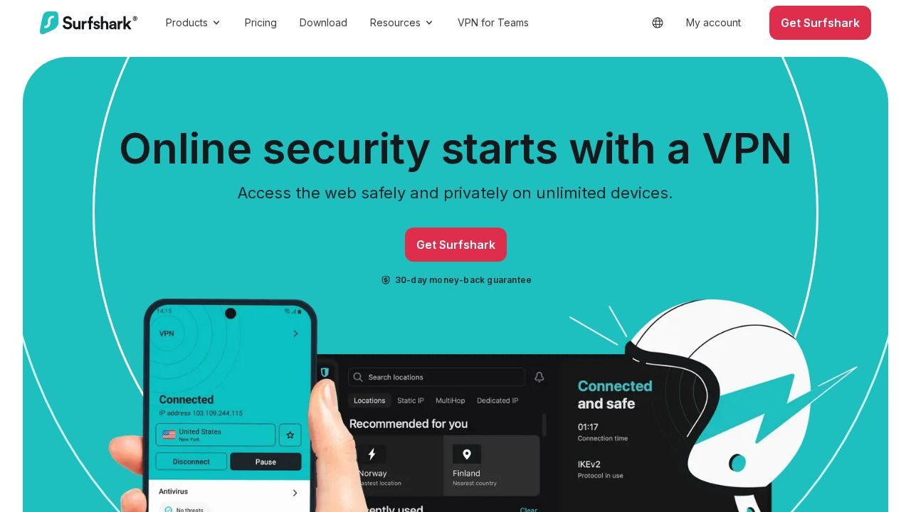 Surfshark software preview