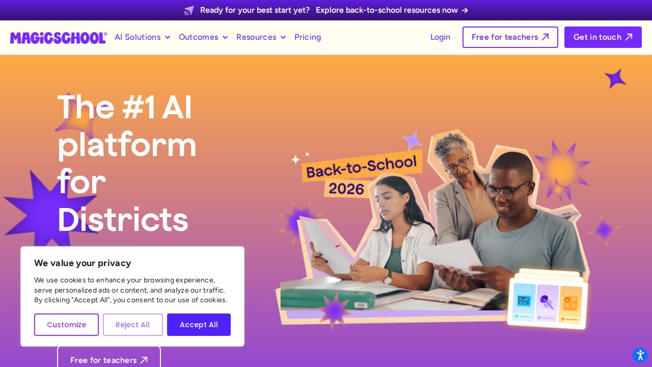MagicSchool AI software preview