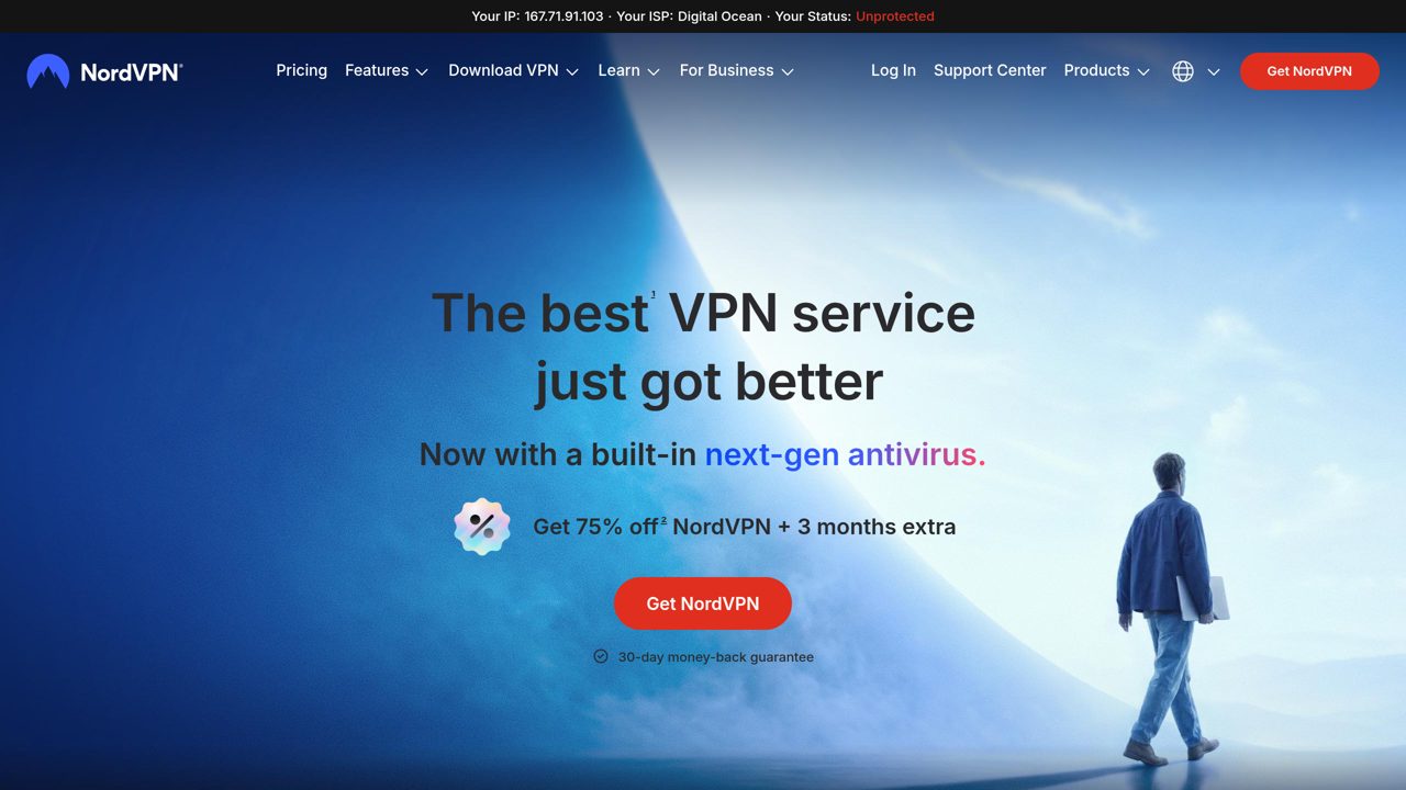 NordVPN software preview
