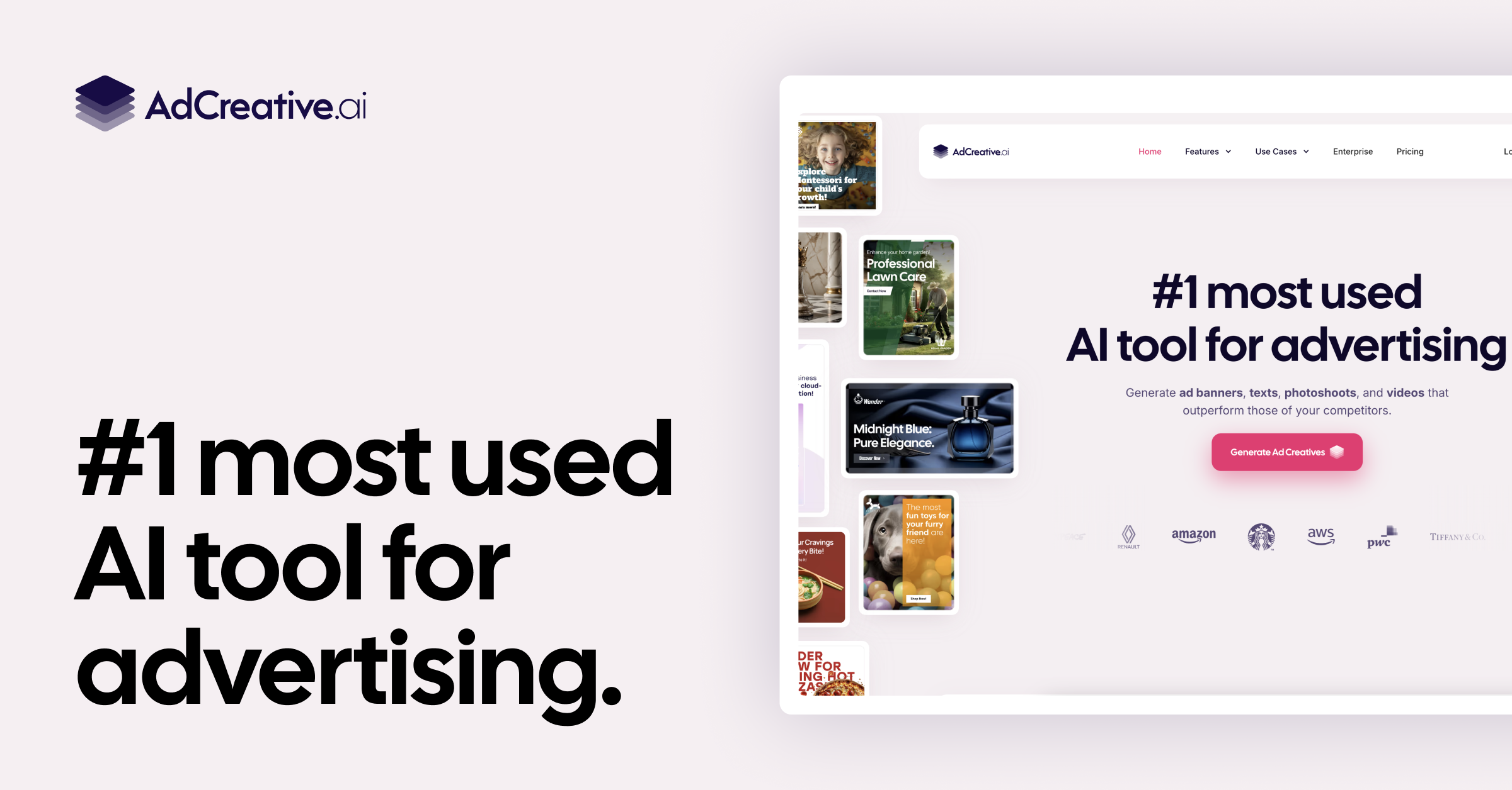 AdCreative.ai software preview