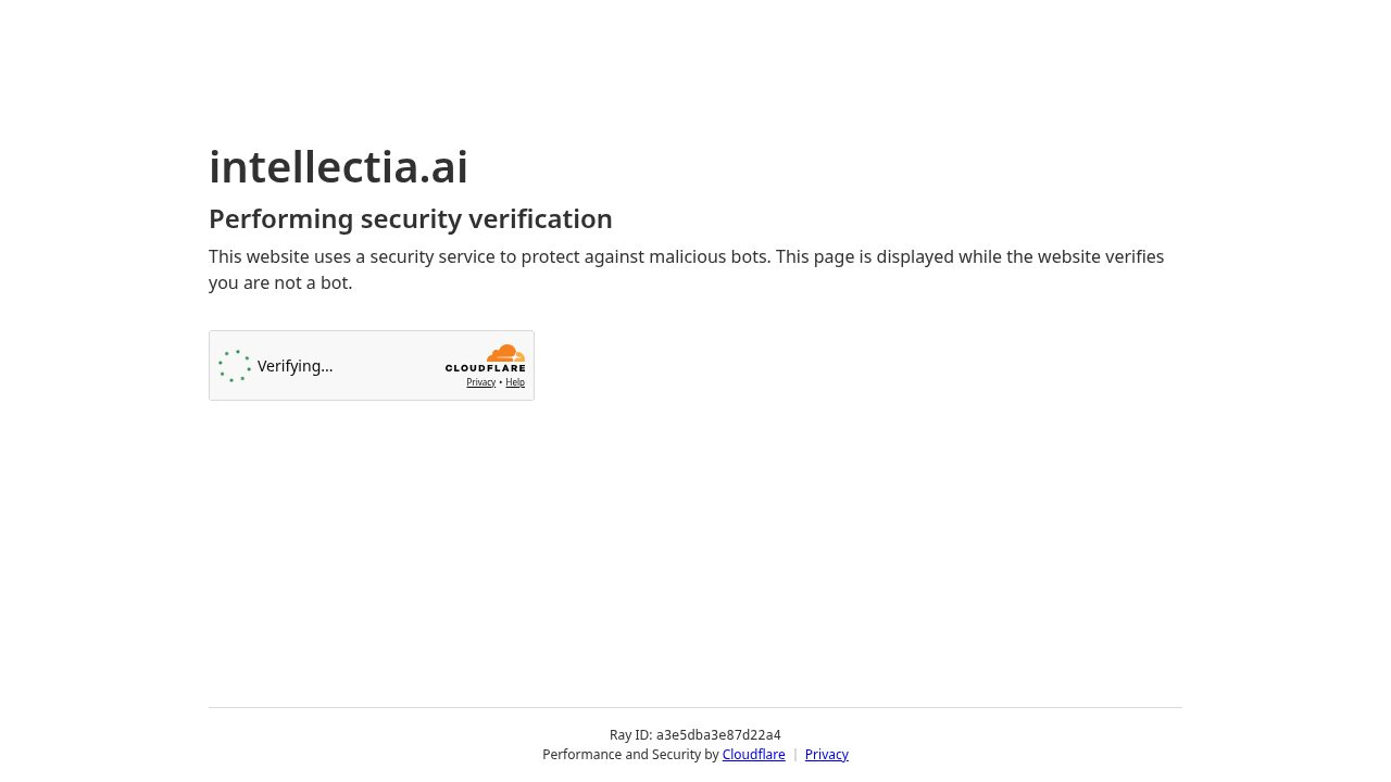 Intellectia AI software preview