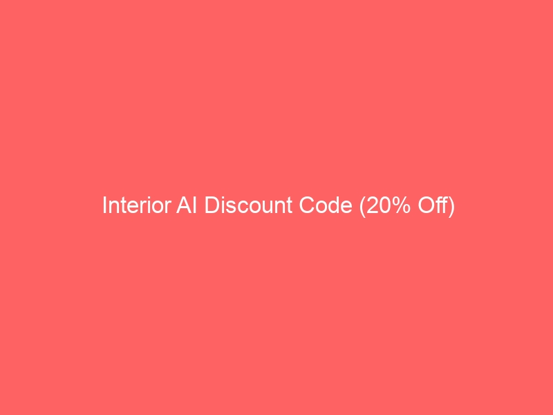 Interior AI Discount Code (20% Off)